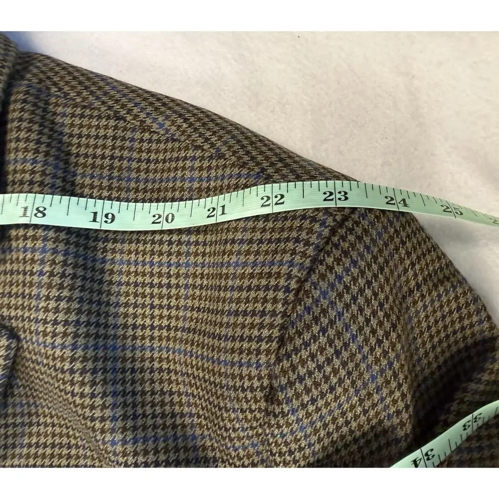 Haines & Bonner London Men's 58R New Wool Houndstooth Sport Coat Jacket Heritage